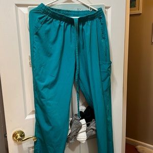 Turquoise Scrub pants - light weight